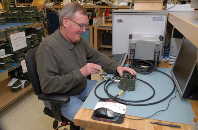 Employees repair, return VIS components