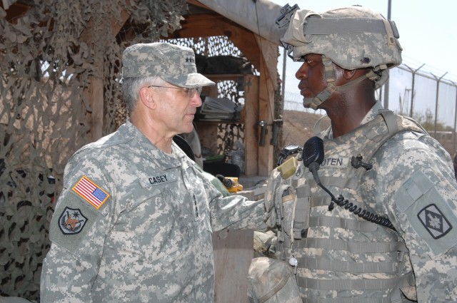 General Casey Visits Camp Lemonier