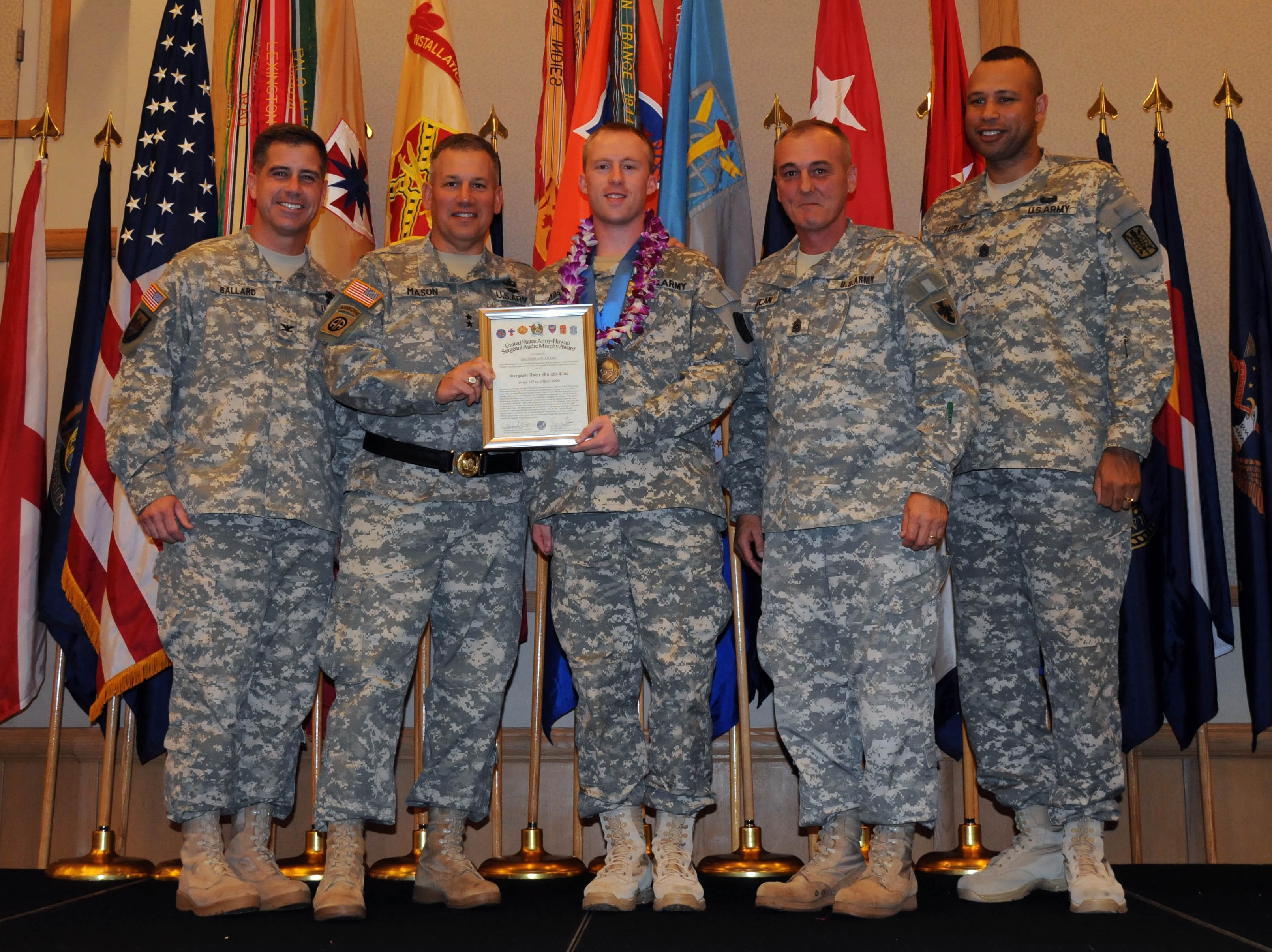 Hawaii-based Soldiers Inducted into Sgt. Audie Murphy Club | Article ...