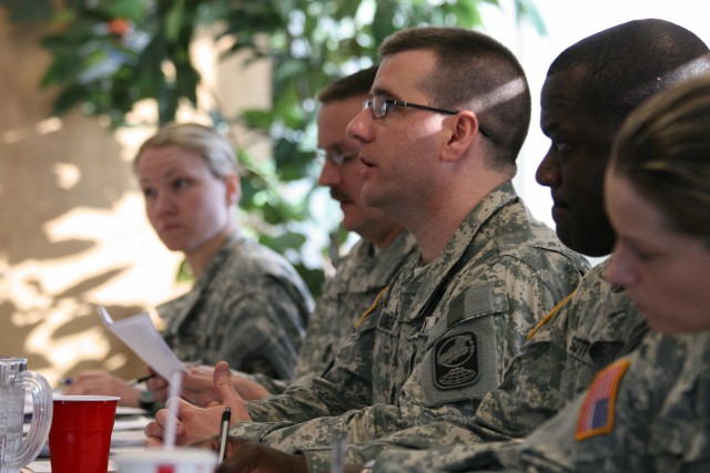 Senior Leaders prepare to question