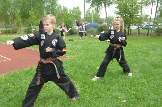 Twins earn historical Karate Tech black belt