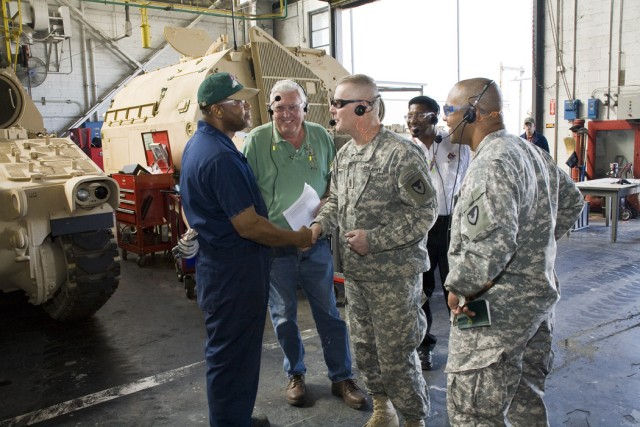 AMC CSM meets with depot workforce