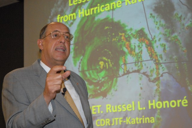 Retired Lt. Gen. Russel L. Honore visits Fort Jackson