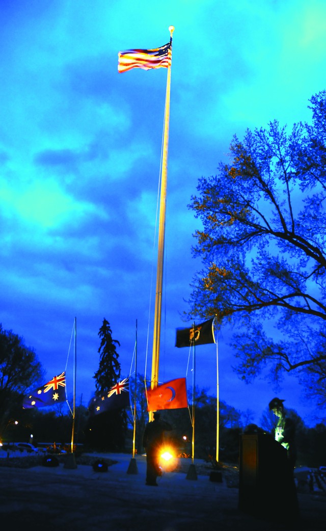 ANZACs honored at dawn ceremony at Fort Leavenworth