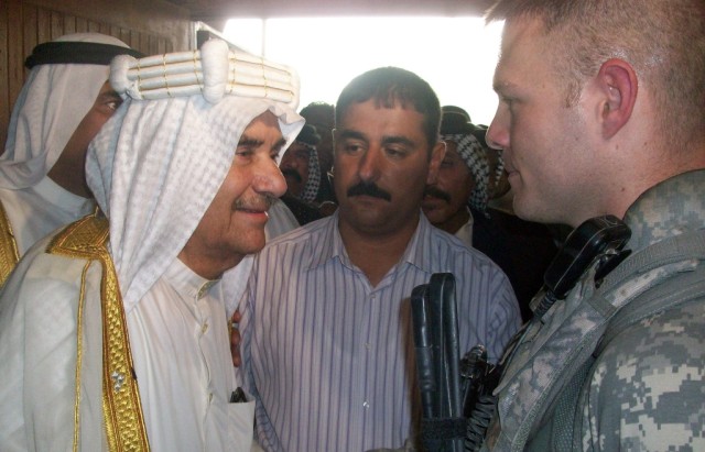 Black Knights meet with emir at crowning
