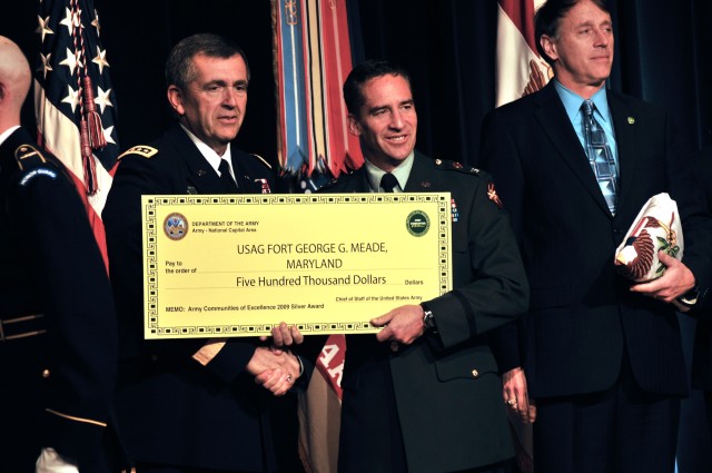 Fort Meade scores second in Army Communities of Excellence Program for third year 