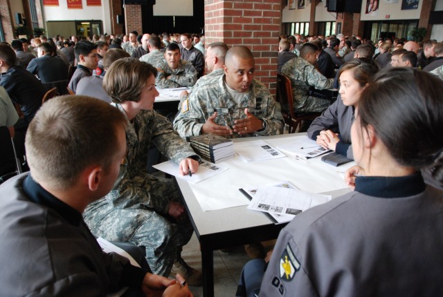 1ID leaders help mentor USMA cadets