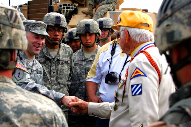 Anzio Vets Visit Fort Stewart_4