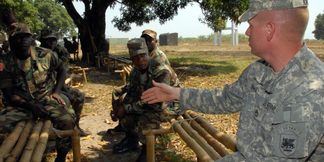 U.S. Army Africa mentors