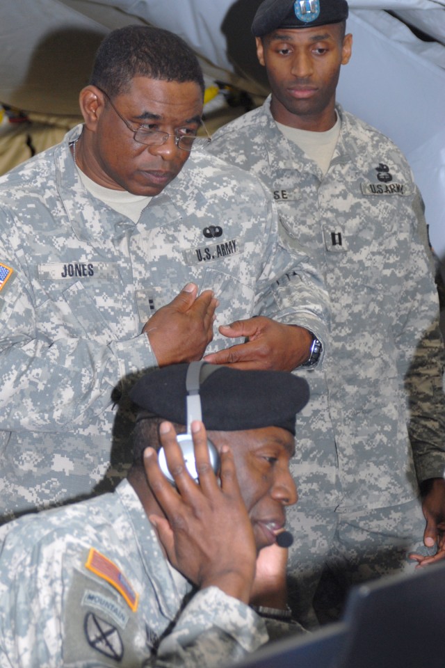 U.S. Army Africa deployable command center