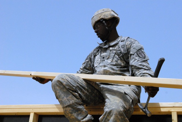 225th Engineers Build B-Huts, Build Leaders | Article | The United ...