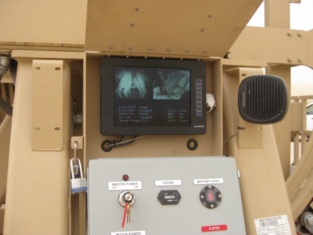 4th BCT, 1AD Soldiers inside MRAP egress training