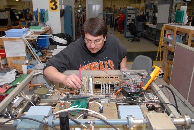 On the job at Tobyhanna- Transmitters Branch