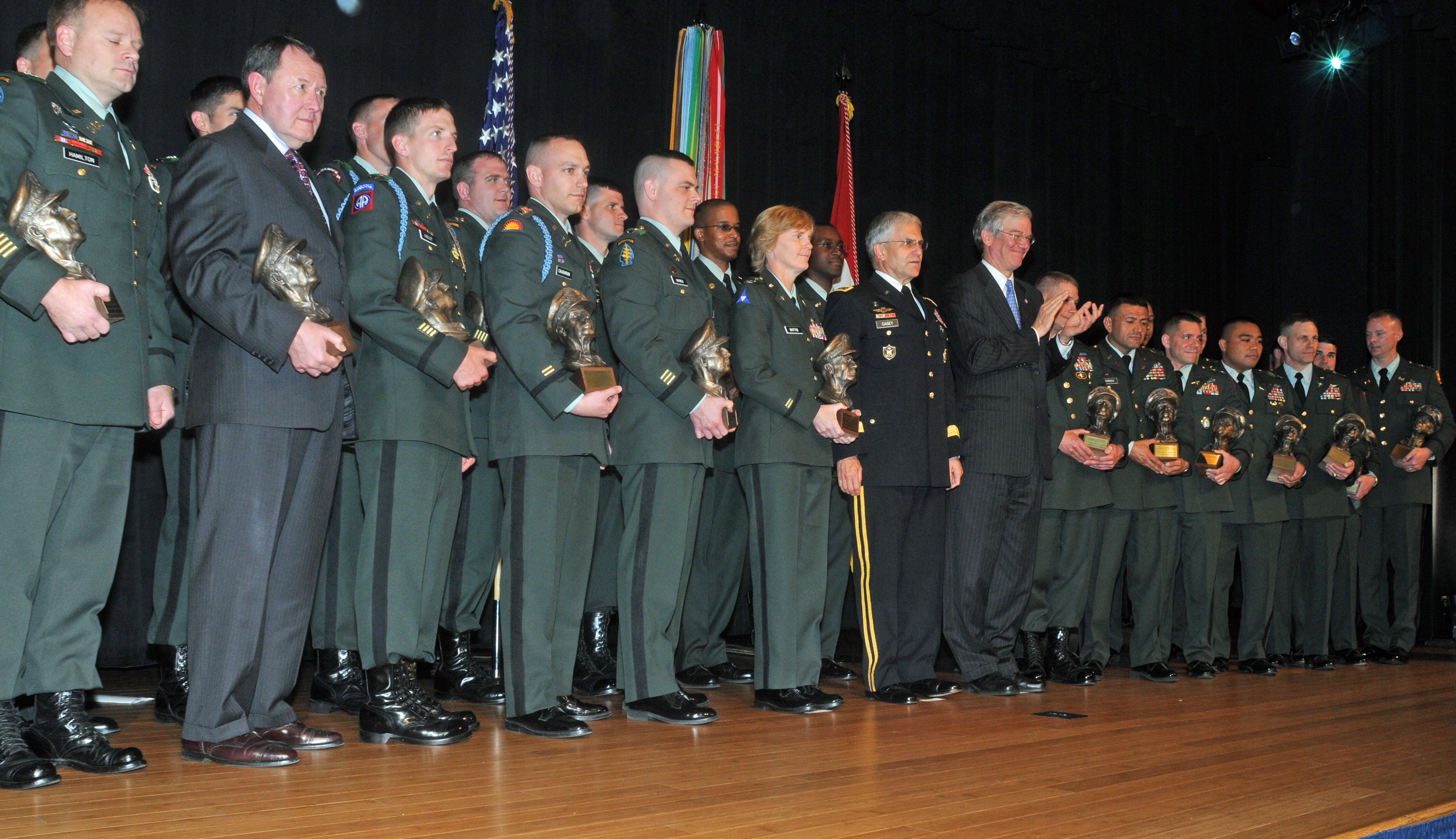 MacArthur awards go to company leaders reflecting duty, honor, country