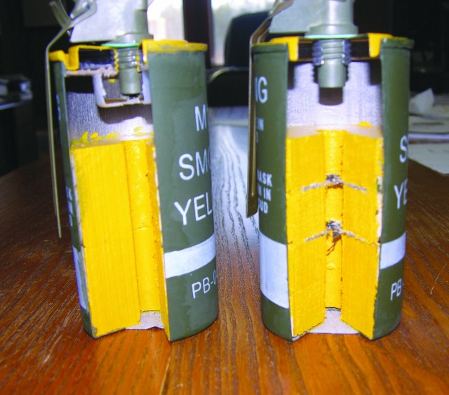 M17 smoke grenade starter patch