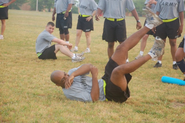 Soldiers make training fun