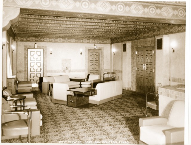 Main Lobby of Fort Sam Houston Movie Theater