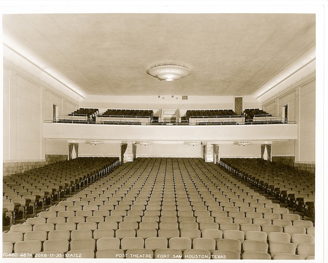 Vintage photo of Fort Sam Houston Movie Theater