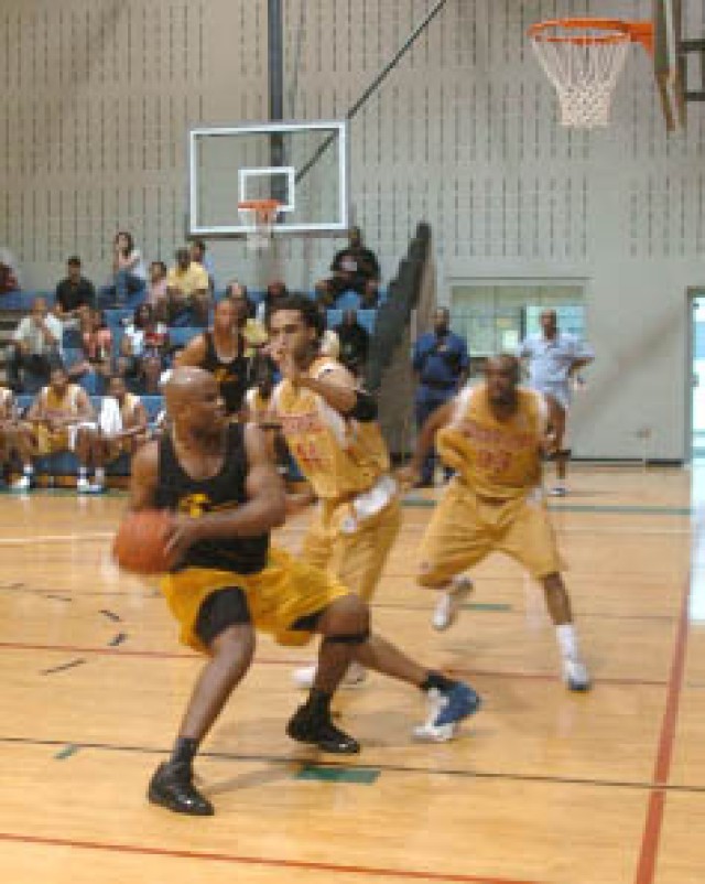 All-Army basketball team courts fans at Neal Fitness Center