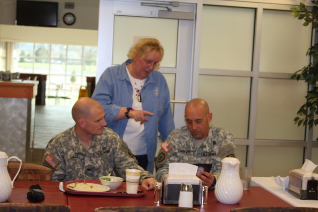 Mother visits DFAC named for son