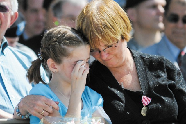 Emotional farewell