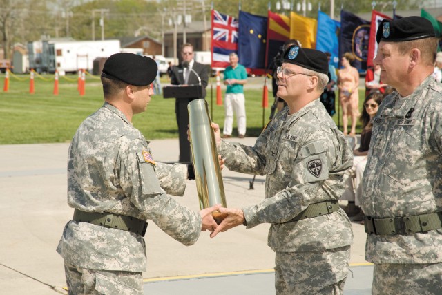 Passing of the ceremonial canister