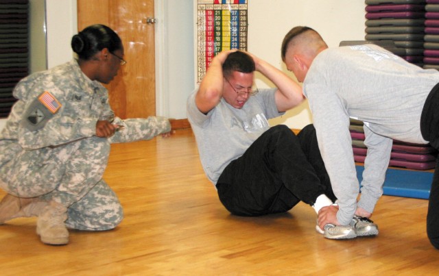 NCO of Year knocks out sit ups