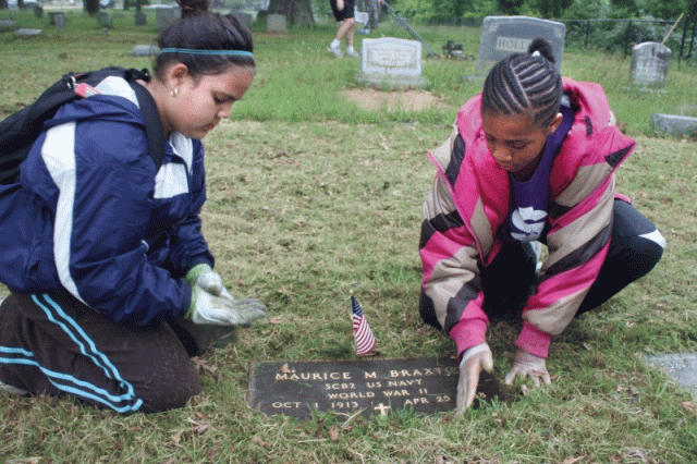 Cemetery clean-up honors those who came before us
