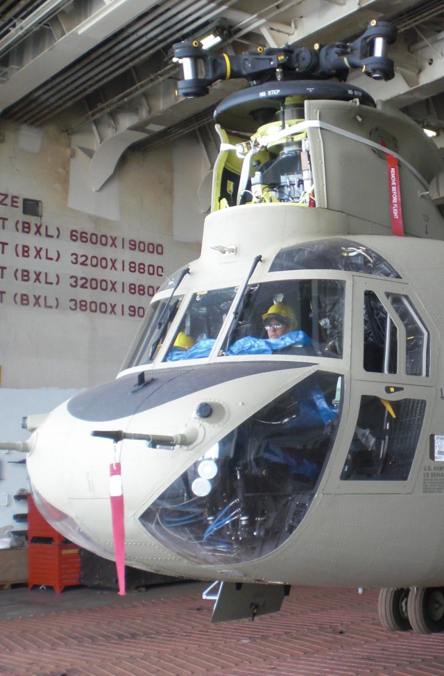 Chinook aboard Cape Rise