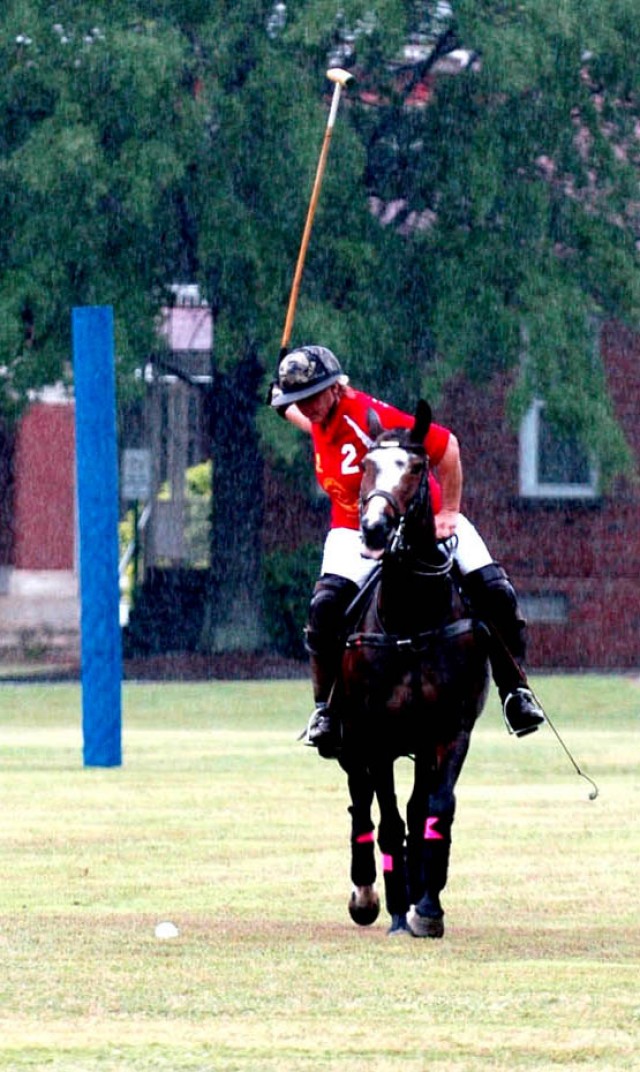 Polo match highlights game, Wounded Warrior program