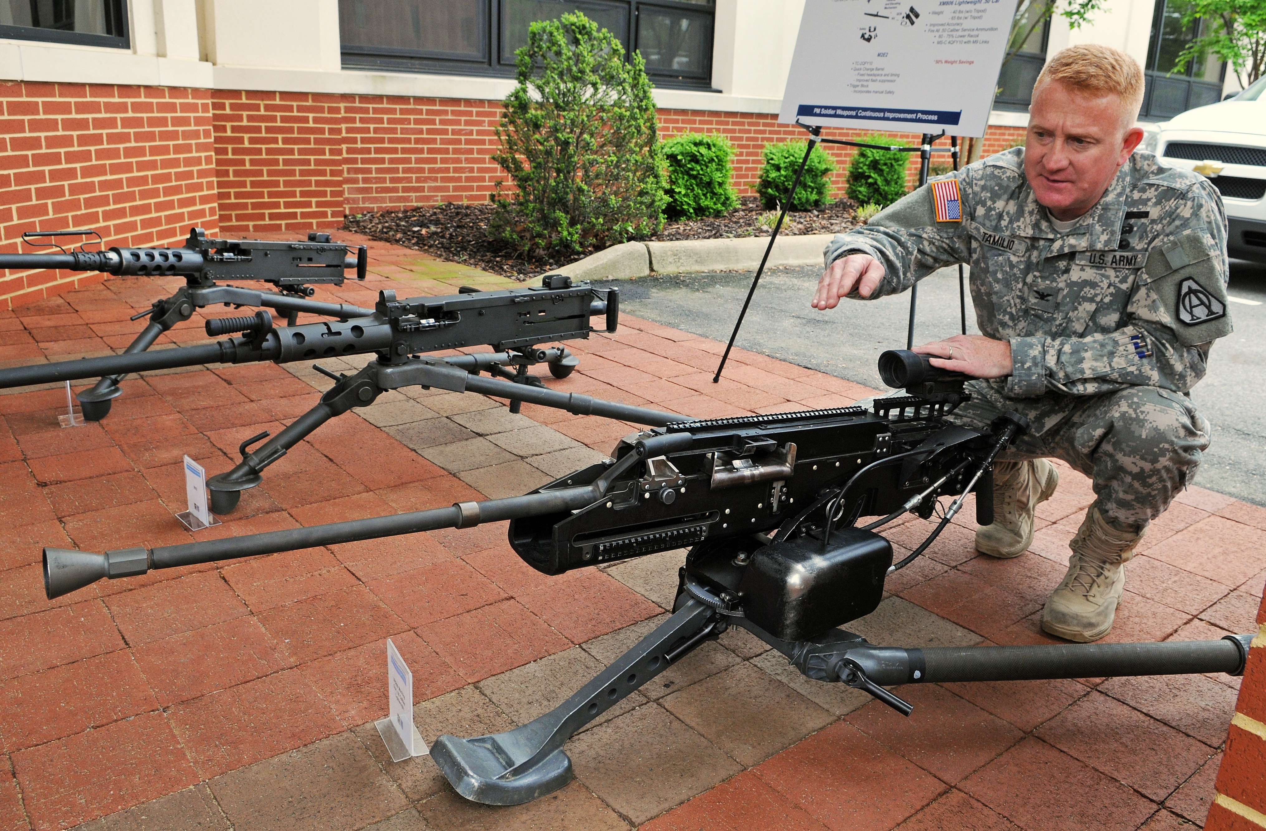 american army machine guns