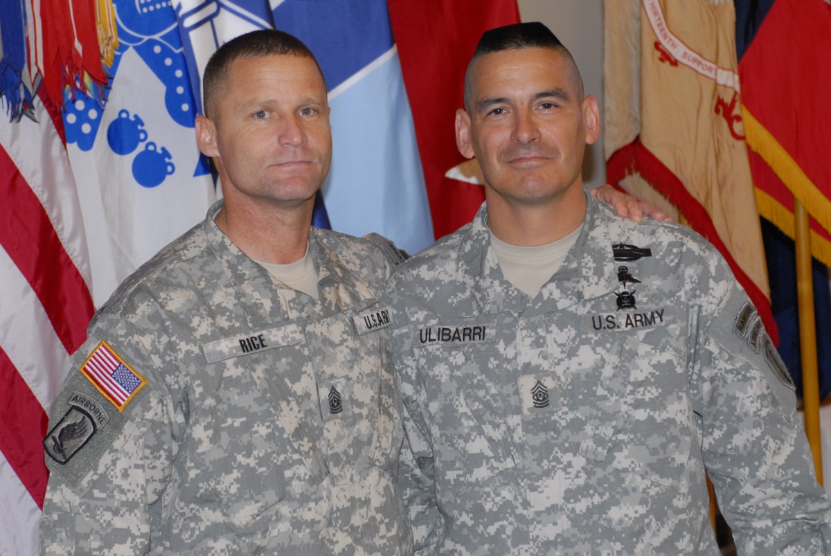 Ulibarri Honored, New Top Enlisted Soldier Assumes Post 