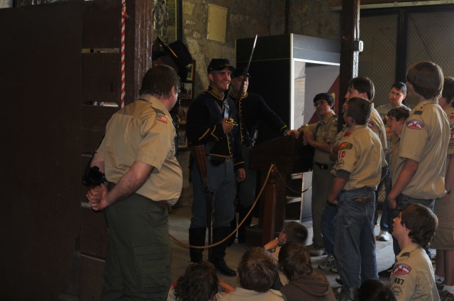 Fort Riley hosts eight Boy Scout troops for Scout Riley Day 