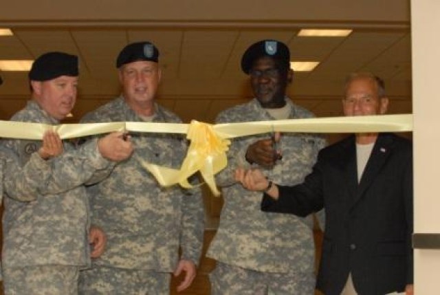 Army Reserve Center Rededication Ribbon Cutting