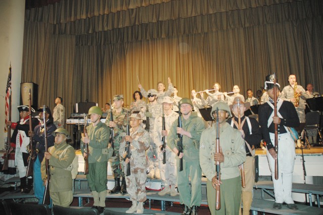 NCOs past and present honored at AMC Band tribute concert