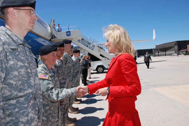 Army Guard Space Soldiers get thanks from Dr. Biden