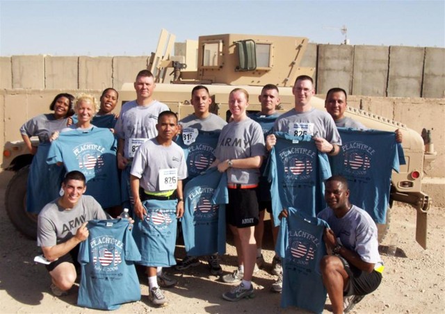 Running to stay fit in Iraq