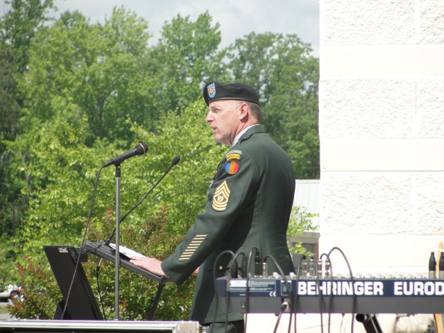 CSM Bruner Memorial Day speech