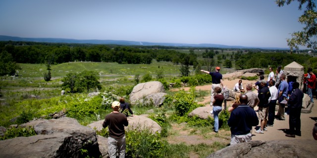 Staff ride to Gettysburg digs up lessons of war