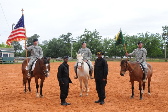 Aviation Center site of Cav-style reenlistment