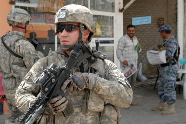 From the top down: 300th MP Co. Soldiers mentor district Iraqi Police ...