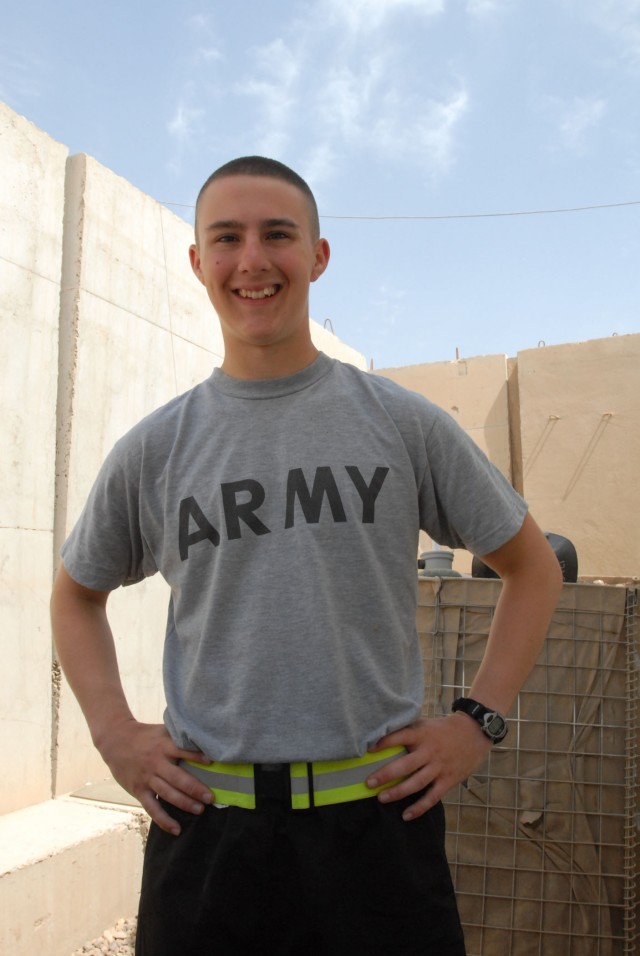 CAMP LIBERTY, Iraq - Pvt. Jason Berry, of Carlisle, Pa. has had a busy year. The infantryman enlisted in the Pennsylvania Army National Guard in February 2008 and completed basic training and Advanced Individual Training last fall. He completed Airbo...