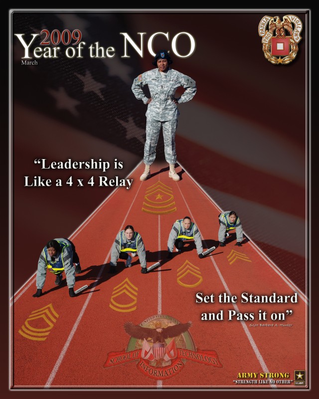 March 2009 &quot;Year of the NCO&quot; poster