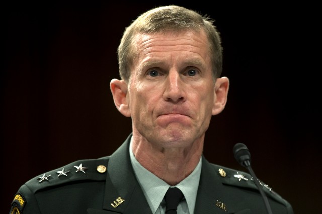 Lt. Gen. Stanley McChrystal testifies before the Senate
