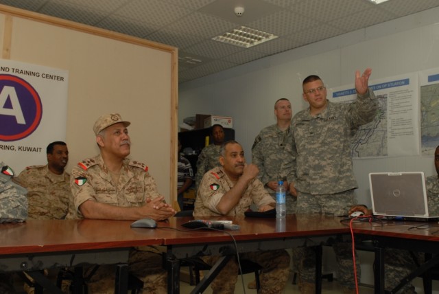 Kuwait Armed forces visit Lucky Warrior training site