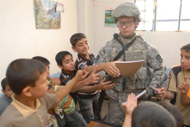 Iraqi Army, Taji Sustainers foster education at local Iraqi school