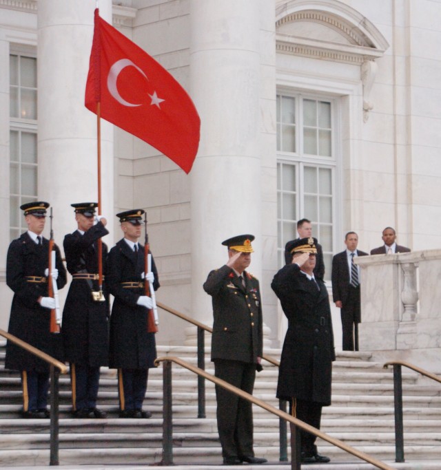 Turkish Chairman of Defense arrives in D.C.