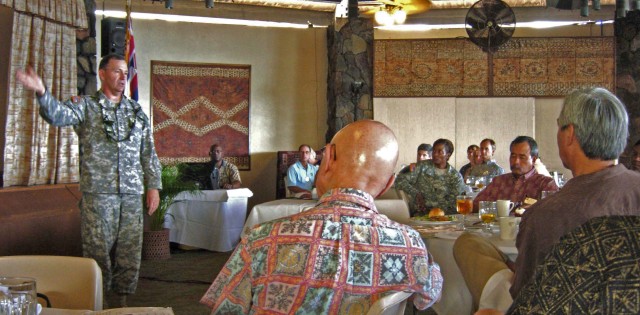 Lt. Gen. Mixon Addresses Kona Rotary