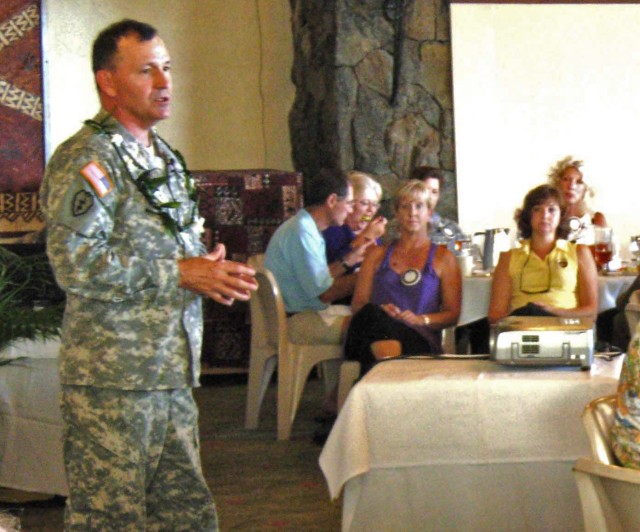 Lt. Gen. Mixon Speaks to Kona Rotary