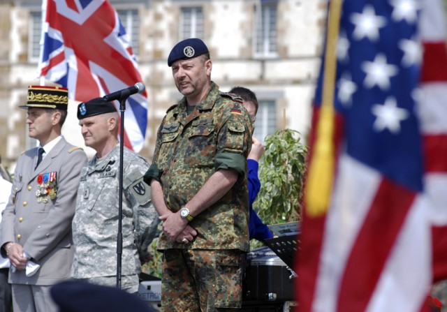 Americans, French, Germans gather to honor Normandy veterans at famed Mont Saint Michel